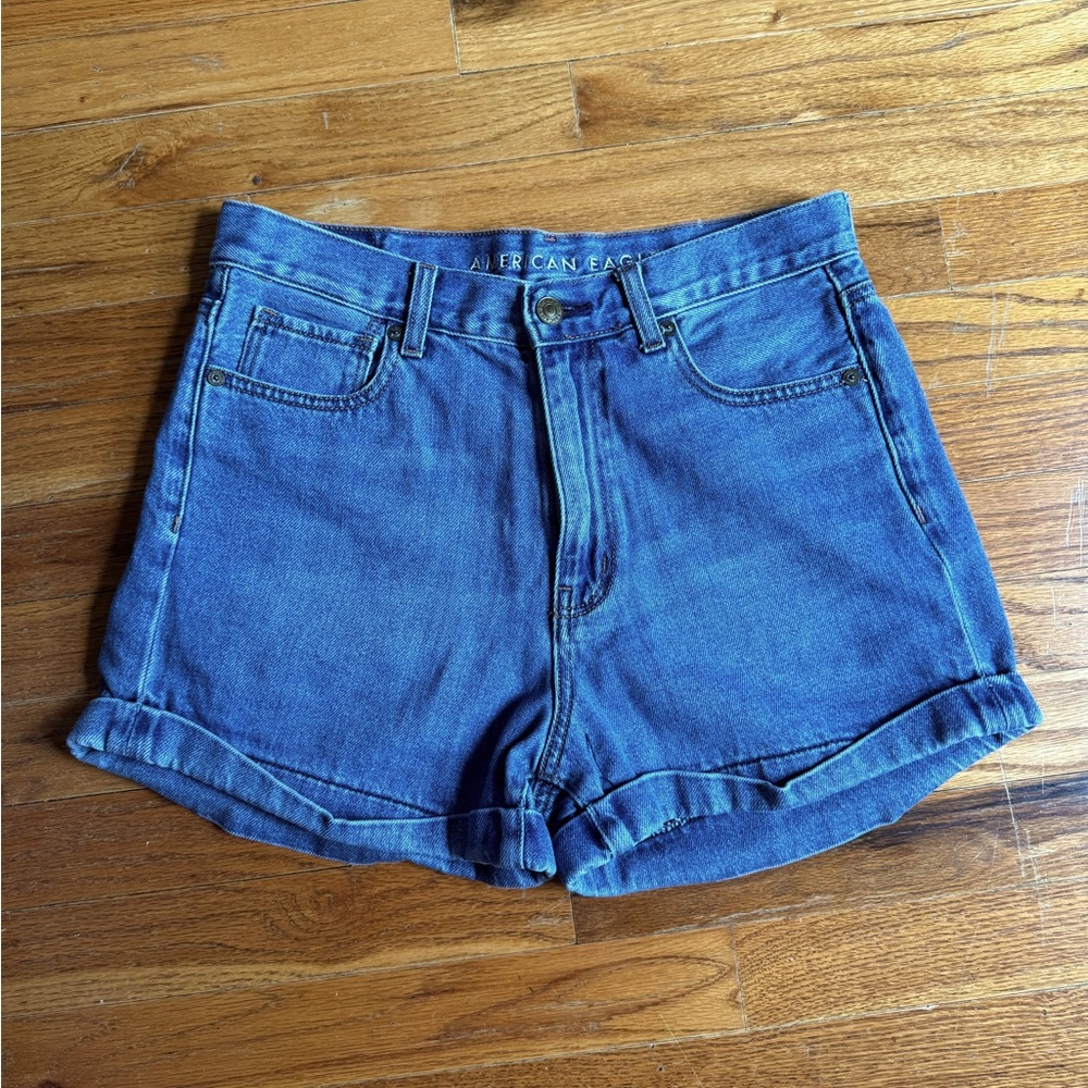 America Eagle Mom Shorts